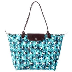 LONGCHAMP exclusive woven wave rope shoulder tote